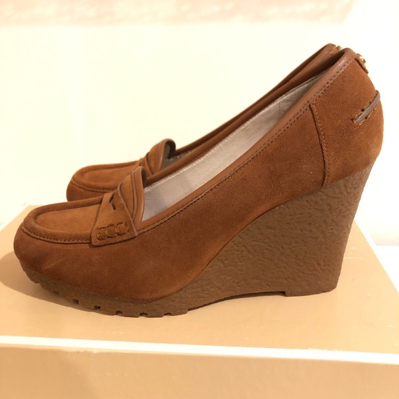 Michael Kors Walnut Suede Rory Loafer Size 9 - Picture 7 of 9